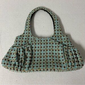 Shiraleah Purse Tote Bag Womens Blue Tweed